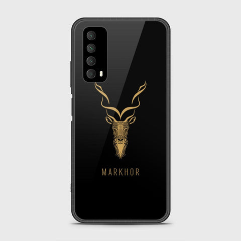 Huawei Psmart 2021 Cover- Markhor Series - HQ Ultra Shine Premium Infinity Glass Soft Silicon Borders Case
