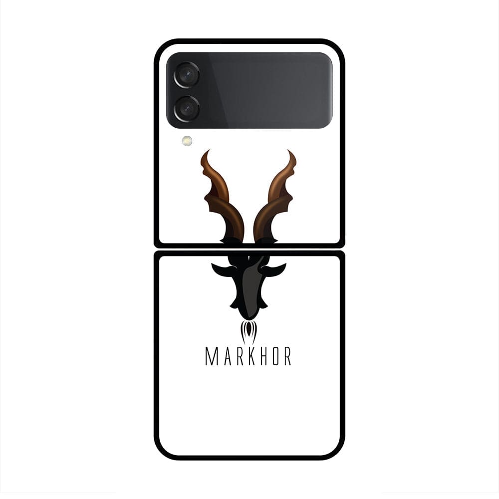 Samsung Galaxy Z Flip 3 5G Cover - Markhor Series - d111 - HQ Premium Shine Durable Shatterproof Case ( Fast delivery )