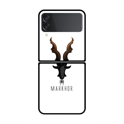 Samsung Galaxy Z Flip 3 5G Cover - Markhor Series - d111 - HQ Premium Shine Durable Shatterproof Case ( Fast delivery )