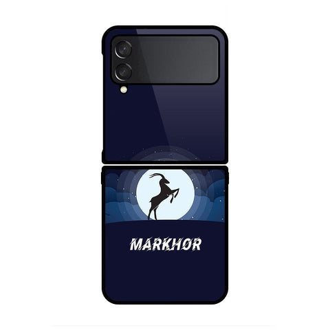 Samsung Galaxy Z Flip 4 5G Cover - Markhor Series - HQ Premium Shine Durable Shatterproof Case - Soft Silicon Borders