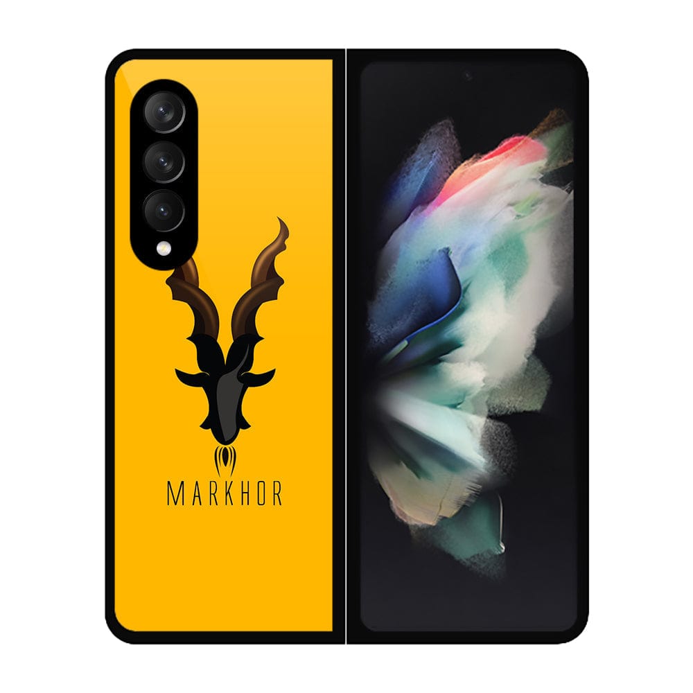 Samsung Galaxy Z Fold 3 5G Cover - Markhor Series - D8 - HQ Premium Shine Durable Shatterproof Case - Soft Silicon Borders ( Fast Delivery )
