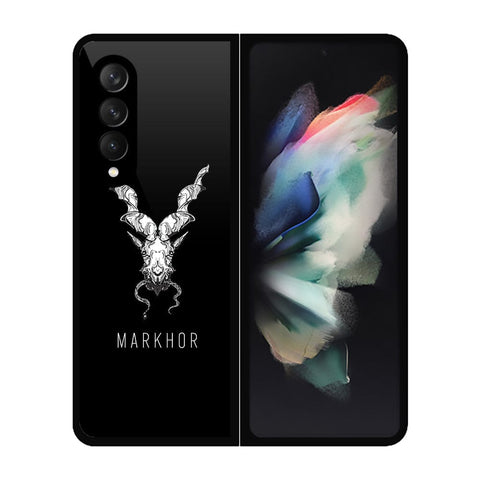 Samsung Galaxy Z Fold 3 5G Cover - Markhor Series - HQ Premium Shine Durable Shatterproof Case - Soft Silicon Borders