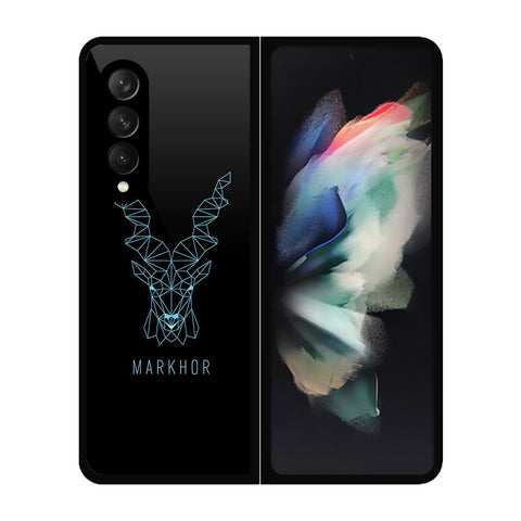 Samsung Galaxy Z Fold 3 5G Cover - Markhor Series - HQ Premium Shine Durable Shatterproof Case - Soft Silicon Borders