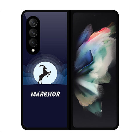 Samsung Galaxy Z Fold 3 5G Cover - Markhor Series - HQ Premium Shine Durable Shatterproof Case - Soft Silicon Borders