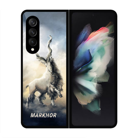 Samsung Galaxy Z Fold 3 5G Cover - Markhor Series - HQ Premium Shine Durable Shatterproof Case - Soft Silicon Borders