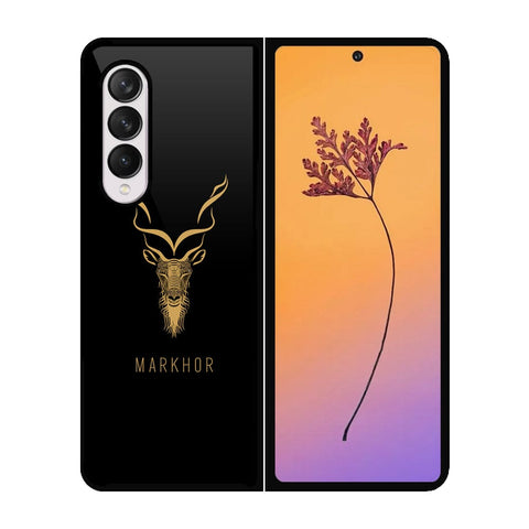 Samsung Galaxy Z Fold 4 5G Cover - Markhor Series - HQ Premium Shine Durable Shatterproof Case - Soft Silicon Borders