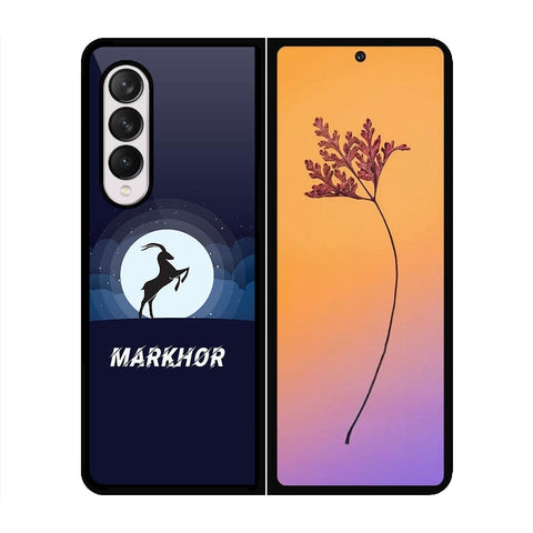 Samsung Galaxy Z Fold 4 5G Cover - Markhor Series - HQ Premium Shine Durable Shatterproof Case - Soft Silicon Borders