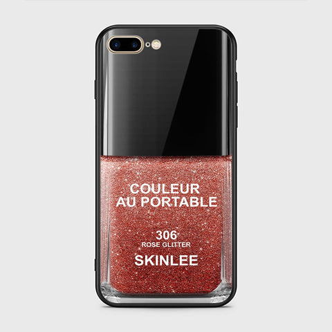 iPhone 8 Plus Cover - Couleur Au Portable Series - HQ Ultra Shine Premium Infinity Glass Soft Silicon Borders Case