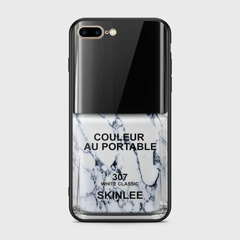 iPhone 8 Plus Cover - Couleur Au Portable Series - HQ Ultra Shine Premium Infinity Glass Soft Silicon Borders Case