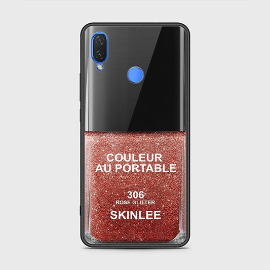 Huawei Y9 2019 Cover - Couleur Au Portable Series - HQ Ultra Shine Premium Infinity Glass Soft Silicon Borders Case