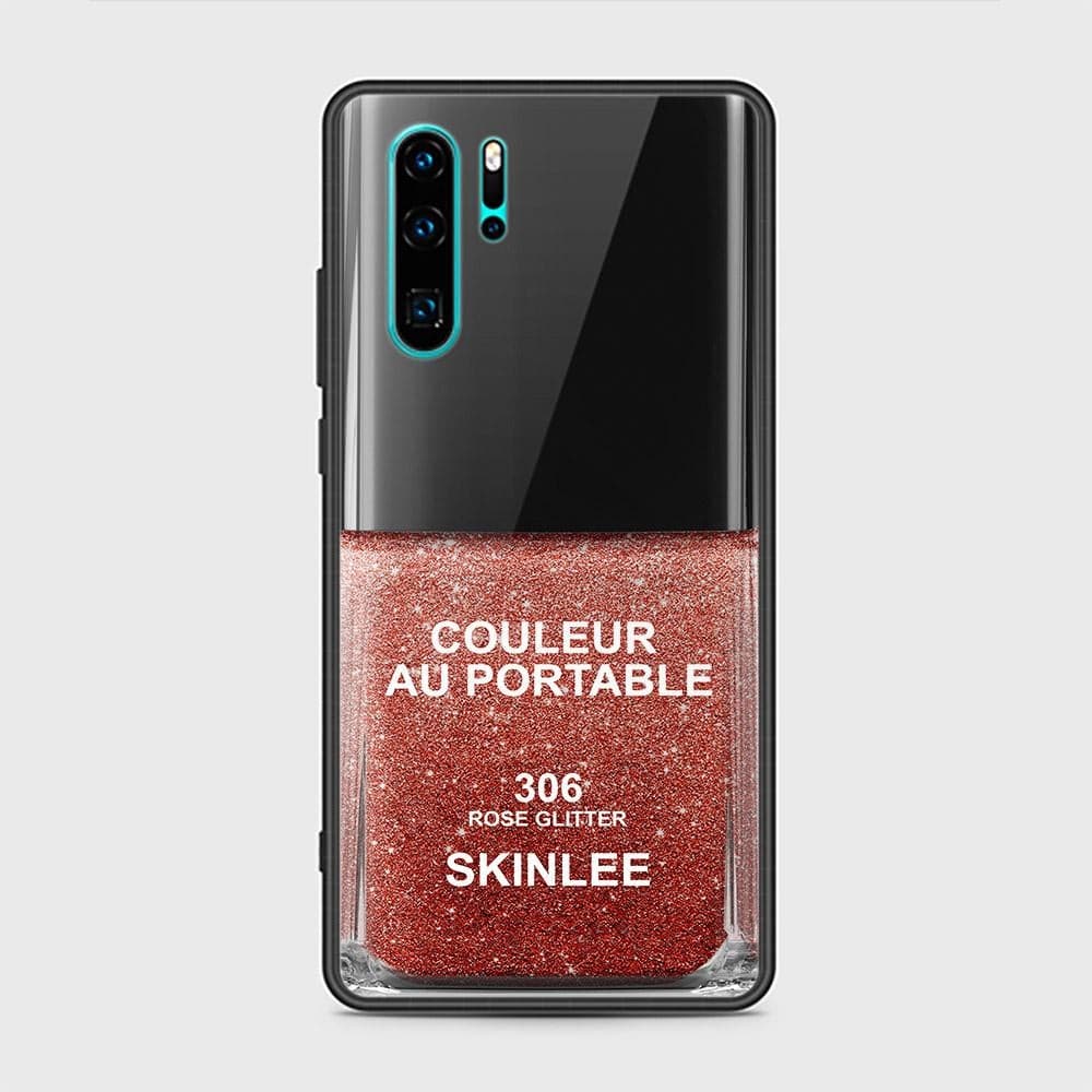Huawei P30 Pro Cover - Couleur Au Portable Series - HQ Ultra Shine Premium Infinity Glass Soft Silicon Borders Case