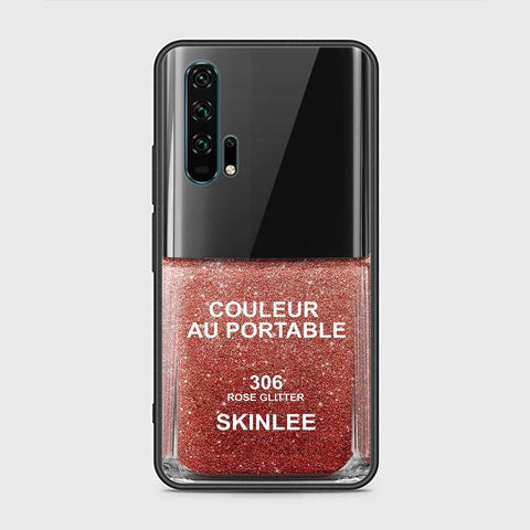 Honor 20 Pro Cover - Couleur Au Portable Series - HQ Ultra Shine Premium Infinity Glass Soft Silicon Borders Case