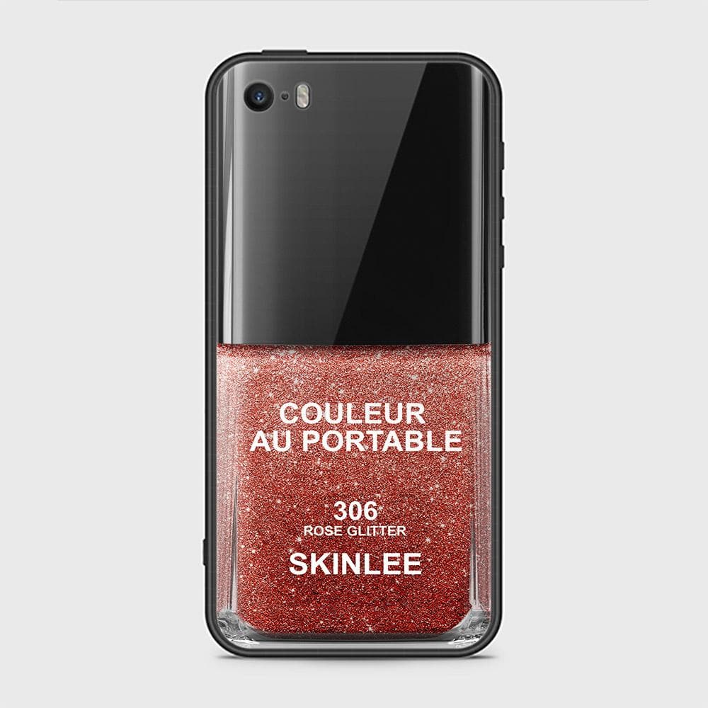 iPhone SE Cover - Couleur Au Portable Series - HQ Ultra Shine Premium Infinity Glass Soft Silicon Borders Case