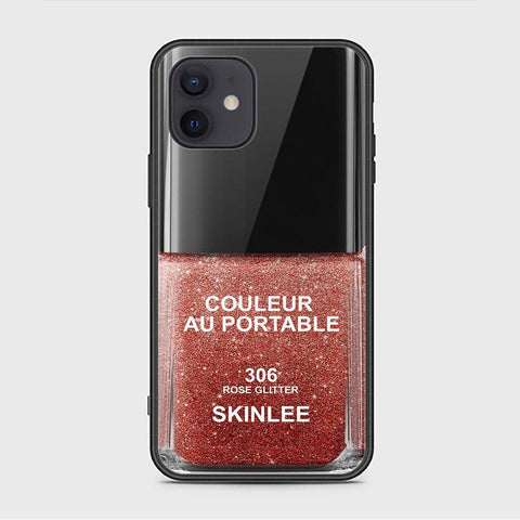 iPhone 12 Mini Cover - Couleur Au Portable Series - HQ Ultra Shine Premium Infinity Glass Soft Silicon Borders Case