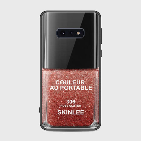 Samsung Galaxy S10e Cover - Couleur Au Portable Series - HQ Ultra Shine Premium Infinity Glass Soft Silicon Borders Case