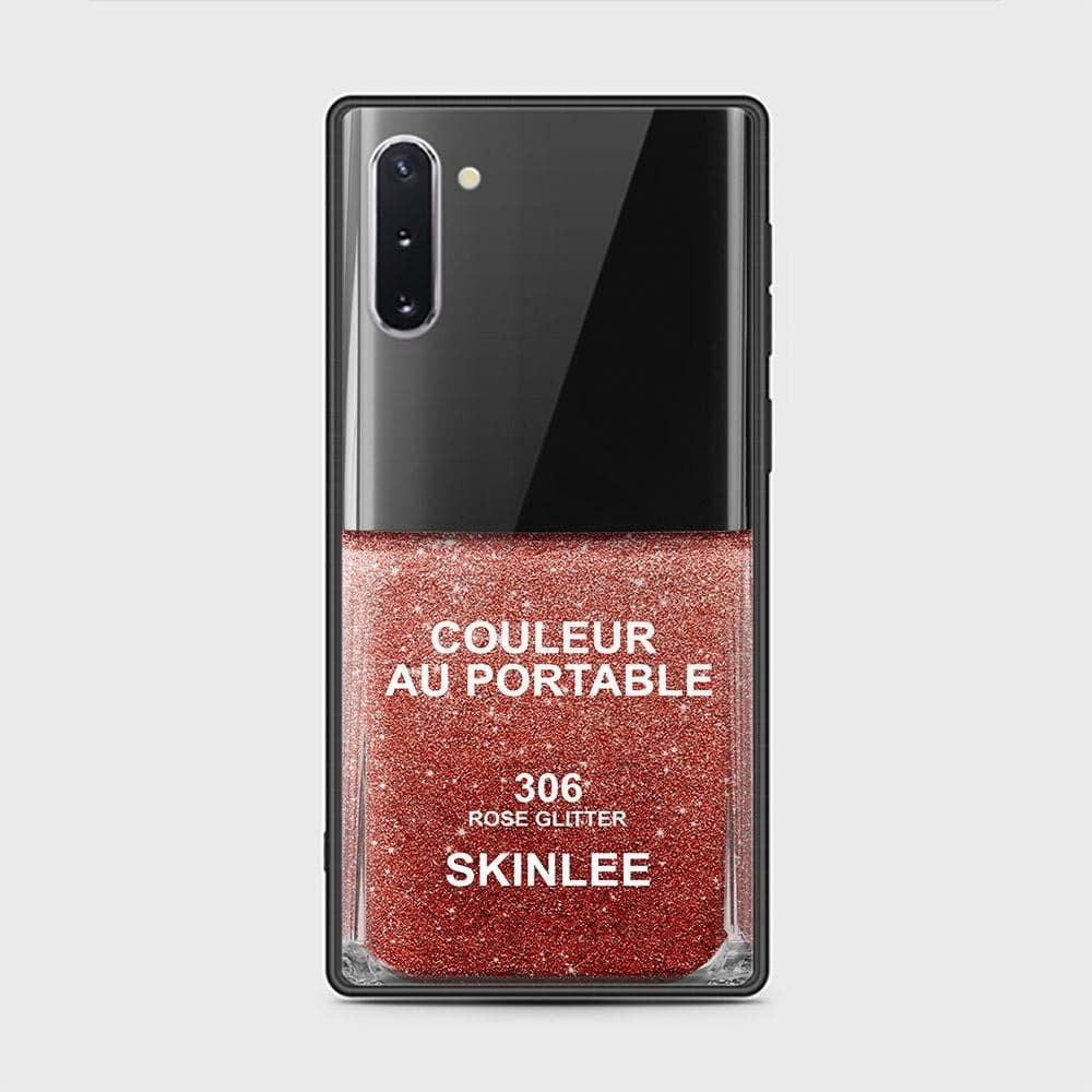 Samsung Galaxy Note 10 Cover - Couleur Au Portable Series - HQ Ultra Shine Premium Infinity Glass Soft Silicon Borders Case