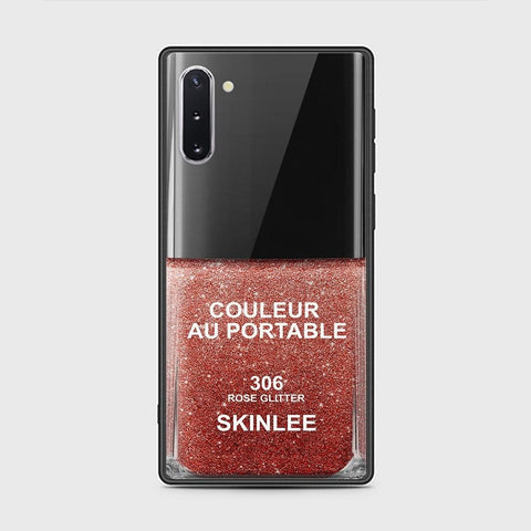 Samsung Galaxy Note 10 Cover - Couleur Au Portable Series - HQ Ultra Shine Premium Infinity Glass Soft Silicon Borders Case