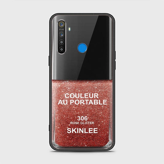 Realme 5i Cover - Couleur Au Portable Series - HQ Ultra Shine Premium Infinity Glass Soft Silicon Borders Case