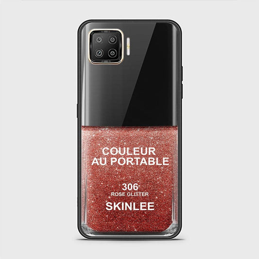 Oppo Reno 4F Cover - Couleur Au Portable Series - HQ Ultra Shine Premium Infinity Glass Soft Silicon Borders Case