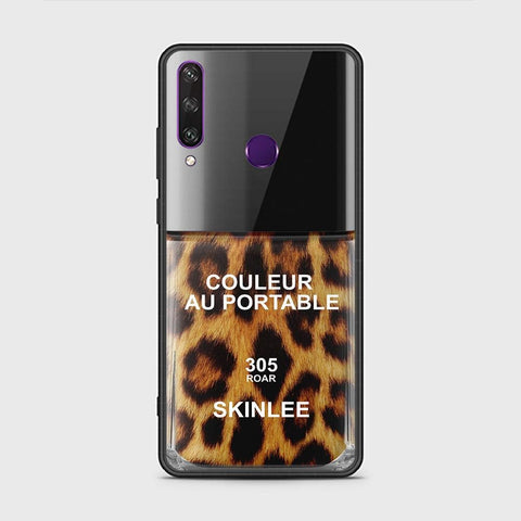 Huawei Y6p Cover - Couleur Au Portable Series - HQ Ultra Shine Premium Infinity Glass Soft Silicon Borders Case