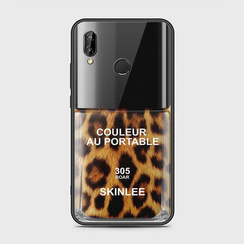 Huawei P20 Lite Cover - Couleur Au Portable Series - HQ Ultra Shine Premium Infinity Glass Soft Silicon Borders Case