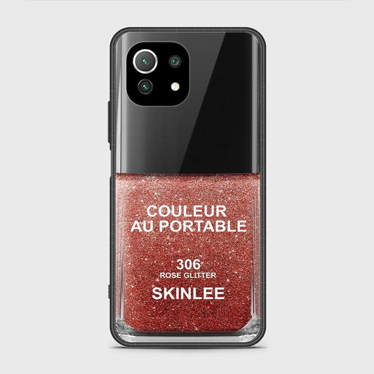 Xiaomi Mi 11 Lite Cover - Couleur Au Portable Series - HQ Ultra Shine Premium Infinity Glass Soft Silicon Borders Case