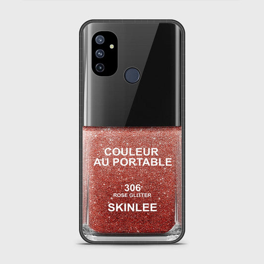 OnePlus Nord N100 Cover- Couleur Au Portable Series - HQ Ultra Shine Premium Infinity Glass Soft Silicon Borders Case