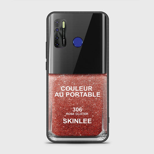 Infinix Hot 9 Cover- Couleur Au Portable Series - HQ Ultra Shine Premium Infinity Glass Soft Silicon Borders Case