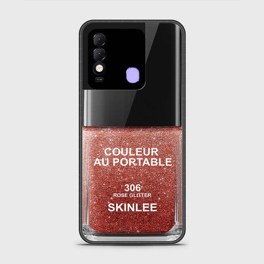 Tecno Spark 8 Cover- Couleur Au Portable Series - HQ Ultra Shine Premium Infinity Glass Soft Silicon Borders Case