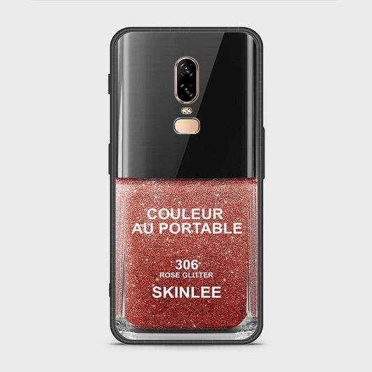 OnePlus 6 Cover- Couleur Au Portable Series - HQ Ultra Shine Premium Infinity Glass Soft Silicon Borders Case