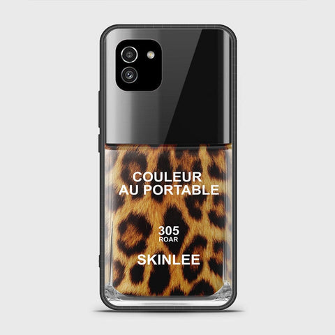 Samsung Galaxy A03 Cover- Couleur Au Portable Series - HQ Ultra Shine Premium Infinity Glass Soft Silicon Borders Case