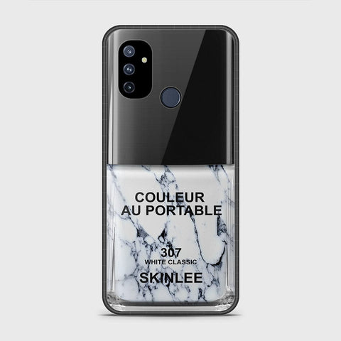 OnePlus Nord N100 Cover- Couleur Au Portable Series - HQ Ultra Shine Premium Infinity Glass Soft Silicon Borders Case