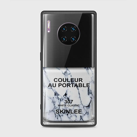 Huawei Mate 30 Pro Cover - Couleur Au Portable Series - HQ Ultra Shine Premium Infinity Glass Soft Silicon Borders Case