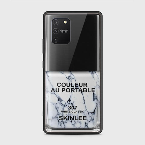 Samsung Galaxy A91 Cover - Couleur Au Portable Series - HQ Ultra Shine Premium Infinity Glass Soft Silicon Borders Case