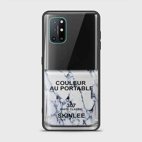 OnePlus 8T Cover - Couleur Au Portable Series - HQ Ultra Shine Premium Infinity Glass Soft Silicon Borders Case