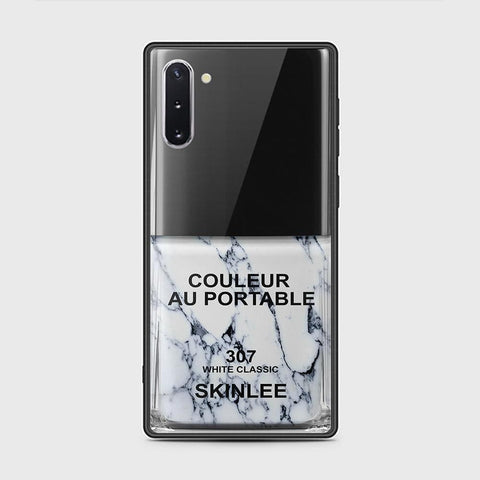 Samsung Galaxy Note 10 Cover - Couleur Au Portable Series - HQ Ultra Shine Premium Infinity Glass Soft Silicon Borders Case
