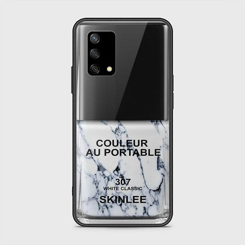 Oppo F19s Cover - Couleur Au Portable Series - HQ Ultra Shine Premium Infinity Glass Soft Silicon Borders Case