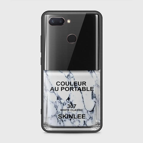 Xiaomi Mi 8 Lite Cover - Couleur Au Portable Series - HQ Ultra Shine Premium Infinity Glass Soft Silicon Borders Case