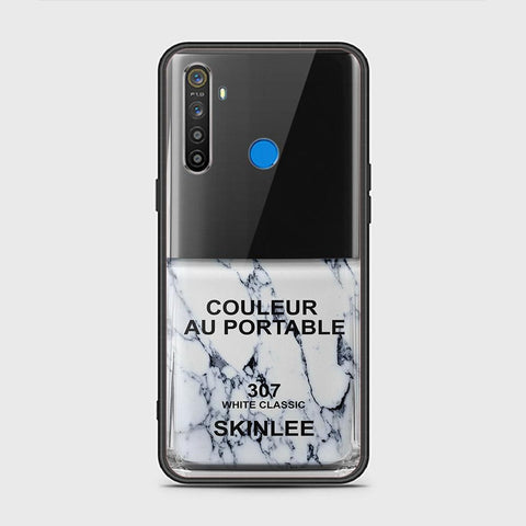 Realme 5i Cover - Couleur Au Portable Series - HQ Ultra Shine Premium Infinity Glass Soft Silicon Borders Case