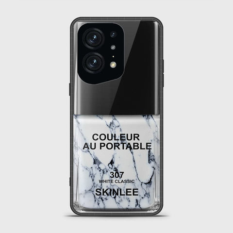 Oppo Find X5 Pro Cover - Couleur Au Portable Series - HQ Ultra Shine Premium Infinity Glass Soft Silicon Borders Case