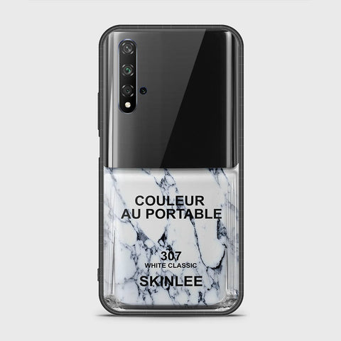 Honor 20 Cover - Couleur Au Portable Series - HQ Ultra Shine Premium Infinity Glass Soft Silicon Borders Case
