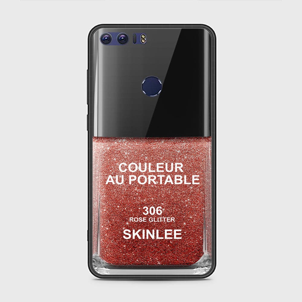 Huawei Honor 8 Cover - Couleur Au Portable Series - HQ Ultra Shine Premium Infinity Glass Soft Silicon Borders Case