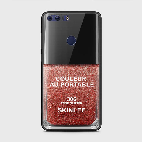 Huawei Honor 8 Cover - Couleur Au Portable Series - HQ Ultra Shine Premium Infinity Glass Soft Silicon Borders Case