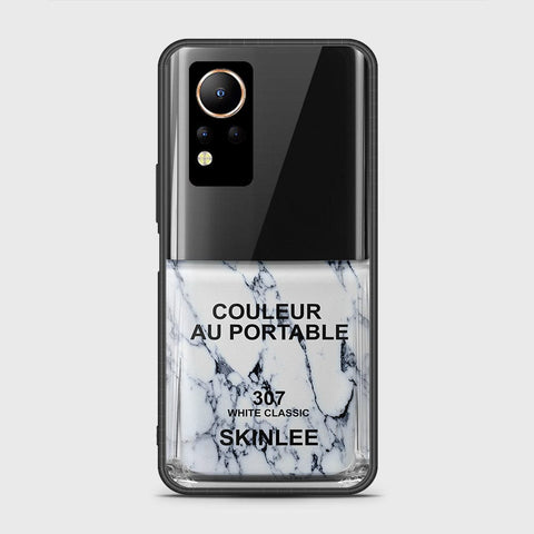 Infinix Note 12 Cover- Couleur Au Portable Series - HQ Ultra Shine Premium Infinity Glass Soft Silicon Borders Case