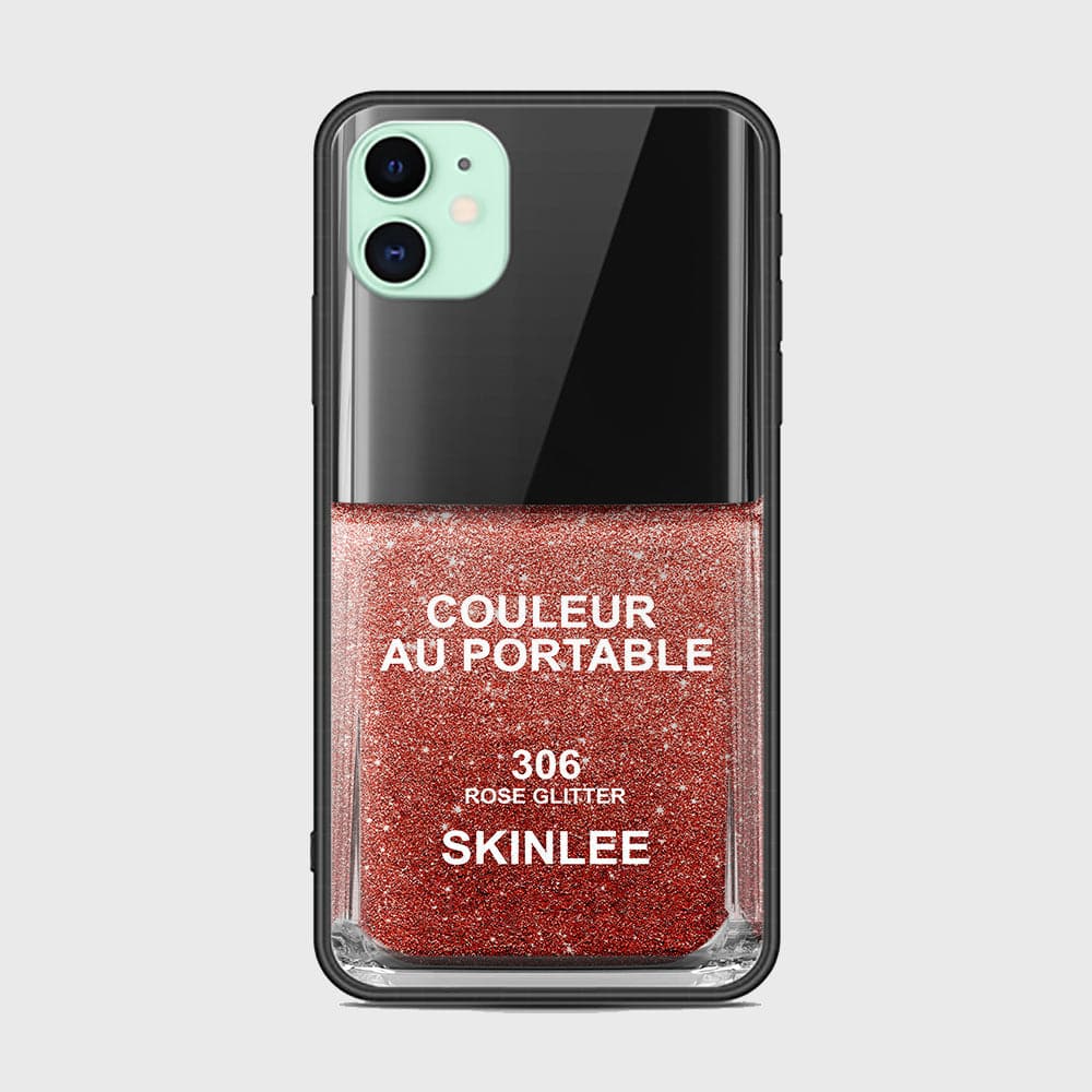 iPhone 11 Cover- Couleur Au Portable Series - HQ Ultra Shine Premium Infinity Glass Soft Silicon Borders Case
