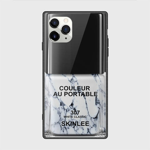 iPhone 11 Pro Max Cover - Couleur Au Portable Series - HQ Ultra Shine Premium Infinity Glass Soft Silicon Borders Case