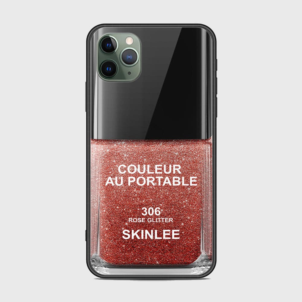 iPhone 11 Pro Max Cover- Couleur Au Portable Series - HQ Ultra Shine Premium Infinity Glass Soft Silicon Borders Case