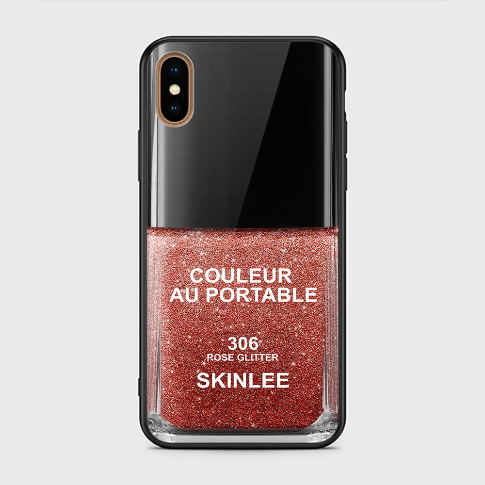 iPhone XS Cover- Couleur Au Portable Series - HQ Ultra Shine Premium Infinity Glass Soft Silicon Borders Case