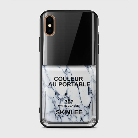 iPhone XS Cover- Couleur Au Portable Series - HQ Ultra Shine Premium Infinity Glass Soft Silicon Borders Case