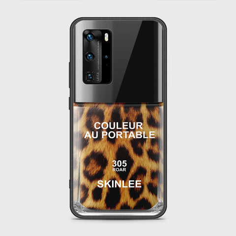 Huawei P40 Pro Cover- Couleur Au Portable Series - HQ Ultra Shine Premium Infinity Glass Soft Silicon Borders Case